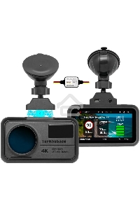 Видеорегистратор с радар-детектором TrendVision Hybrid Signature Real 4K Max GPS ГЛОНАСС черный