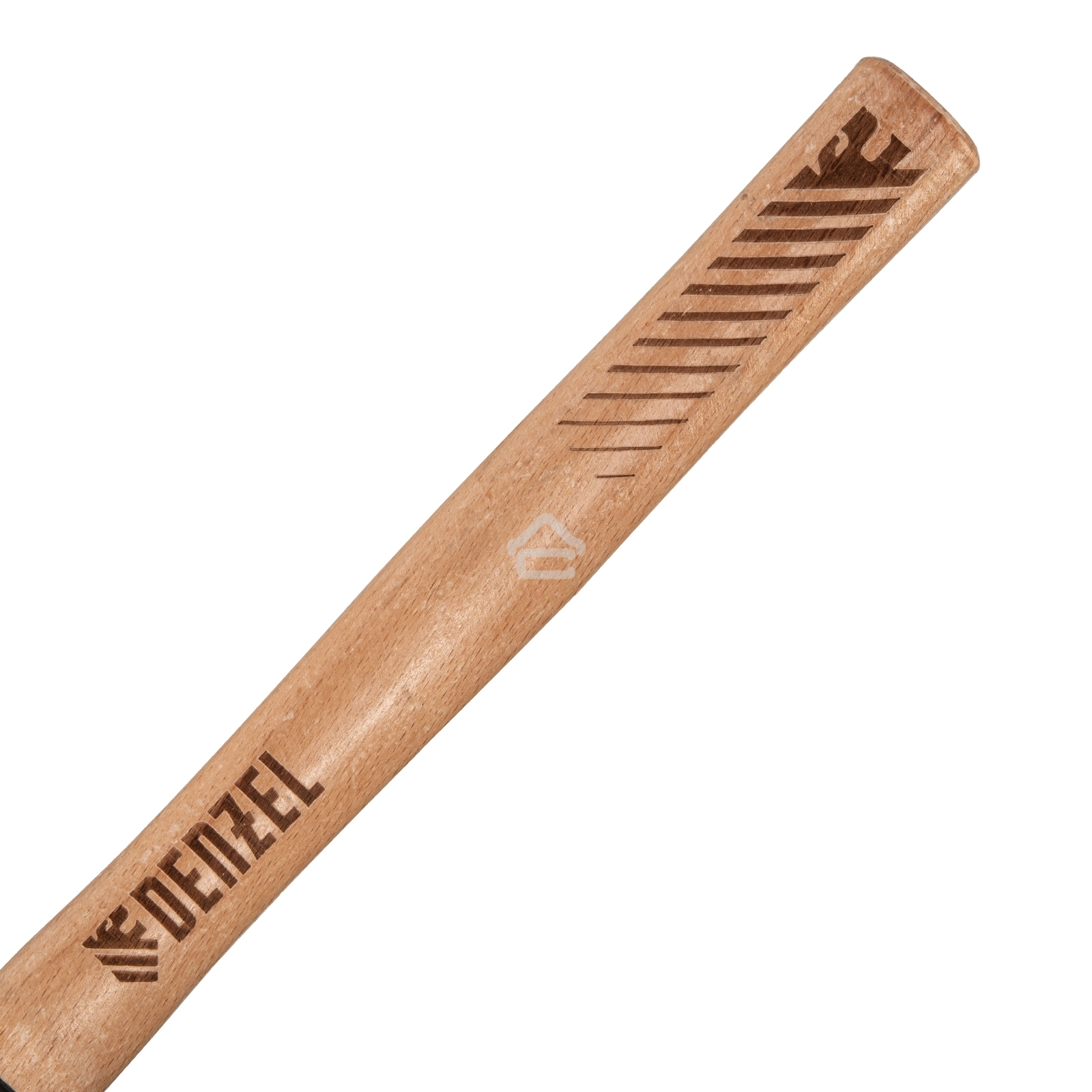 Молоток слесарный Denzel 500 г, кованый квадратный боек, буковая рукоятка