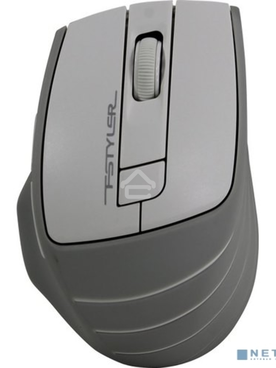 Мышь беспроводная A4Tech Fstyler FG30 белый/серый, 2000 dpi, радиоканал, USB, кнопки - 5