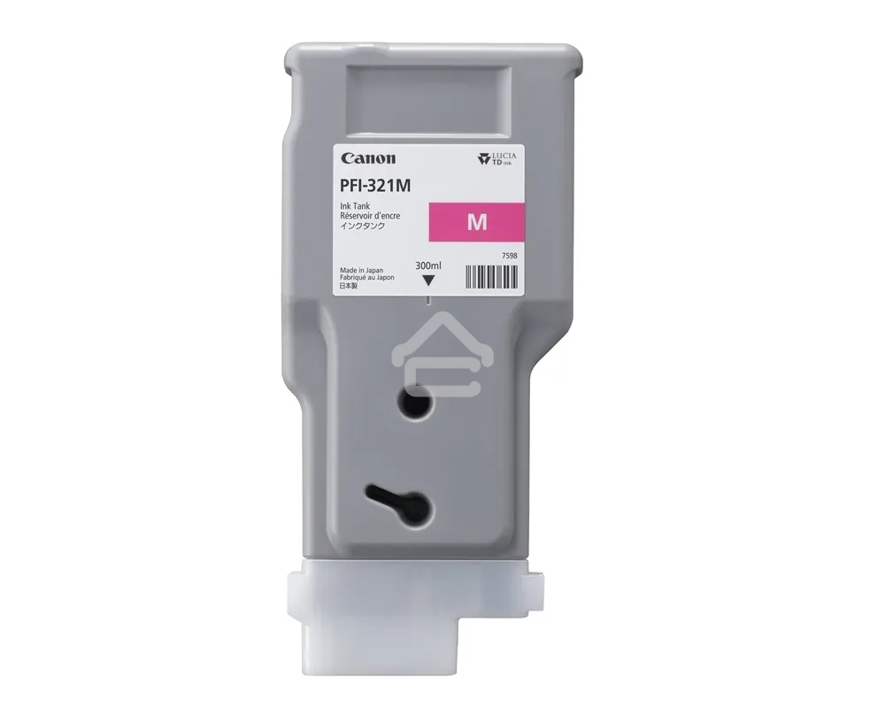 Картридж Canon INK TANK PFI-321 MAGENTA пурпурный (300 мл) для Canon imagePROGRAF TM-250, TM-255, TM-350, TM-355