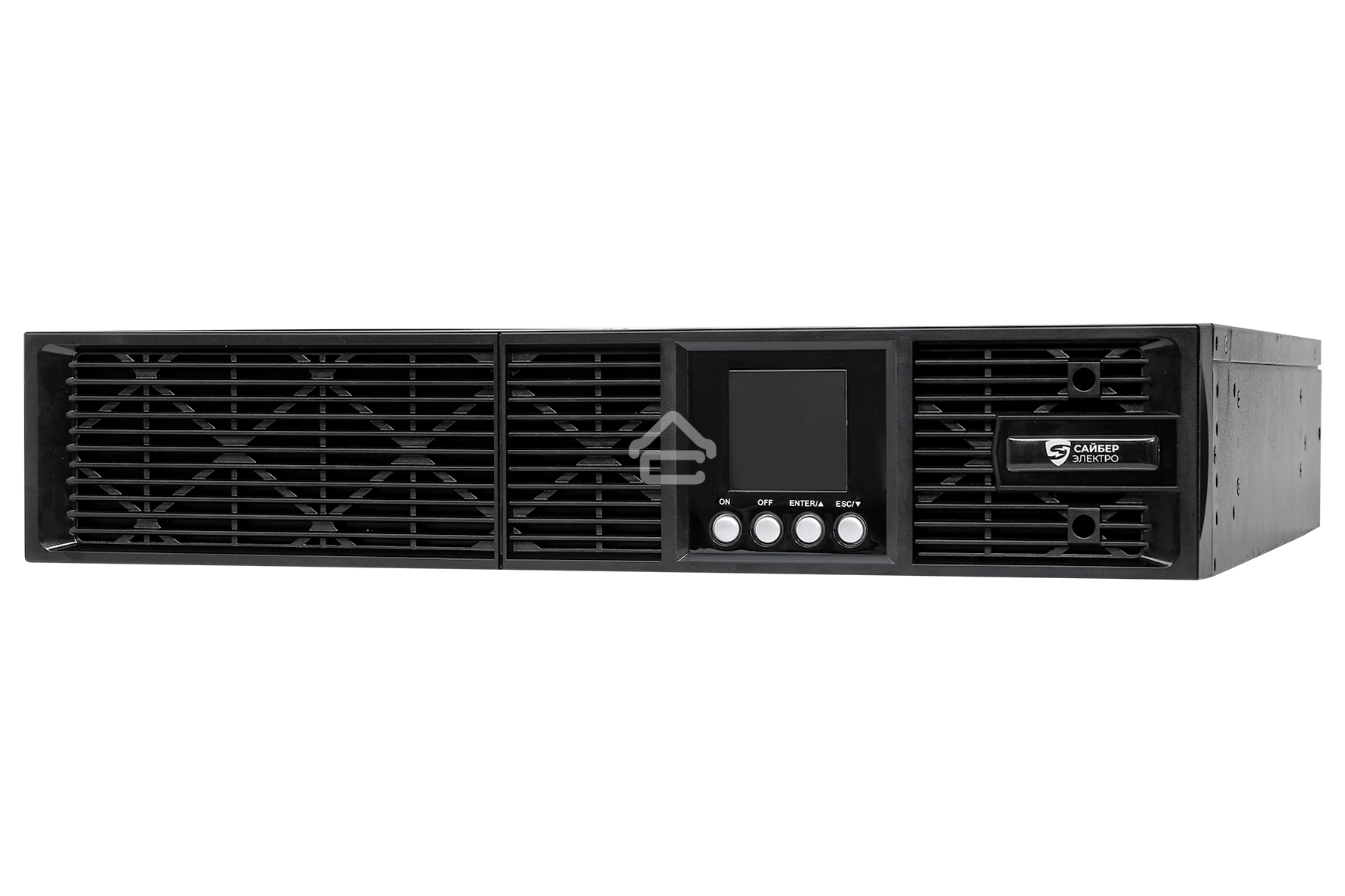 Источник бесперебойного питания СайберЭлектро ИБП ЭКСПЕРТ-II-1000Р Онлайн, Стойка/Напольный 1000ВА/1000Вт. USB/RS-232/SNMP Slot/EPO/RJ-11/RJ-45 (8 IEC С13) (12В/9А·ч. х 2 LEOCH) 2U