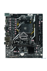 Материнская плата AFOX A520D4-MA5-V2, AM4, AMD A520, 2xDDR4, 4xSATA, 1xM.2, 1xPCIe 3.0 x16, 2xPCIe x1, 1xMini PCIe, 1xHDMI, 1xVGA, 1x 1Gb LAN, 2xUSB-A 2.0, 4xUSB-A 3.0, 3x3.5 мм, 5.1, mATX