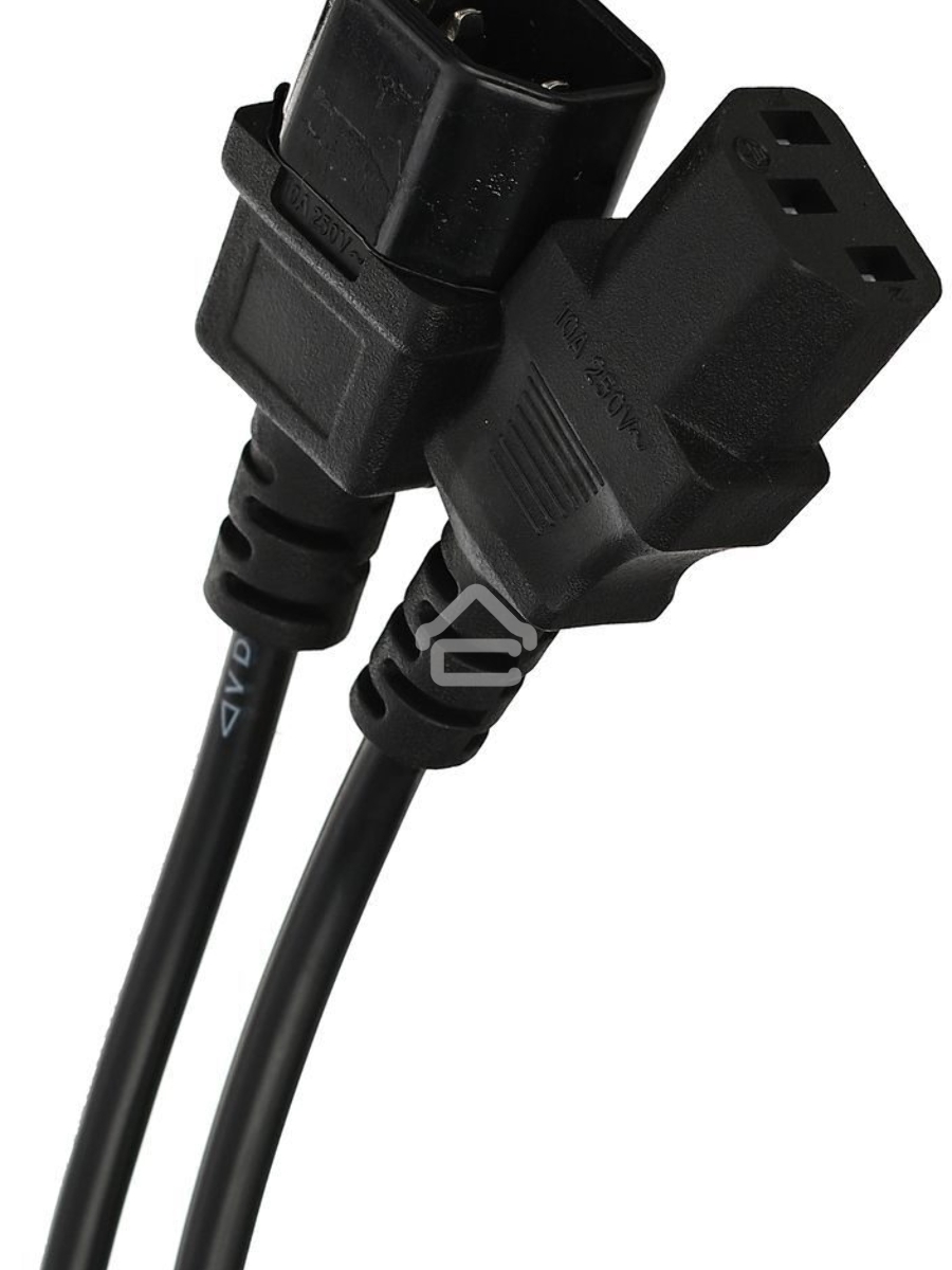 Кабель монитор - компьютер 220V (UPS -> устройство) VCOM <VDE> 3G*0.75mm (CE001-CU) 3м
