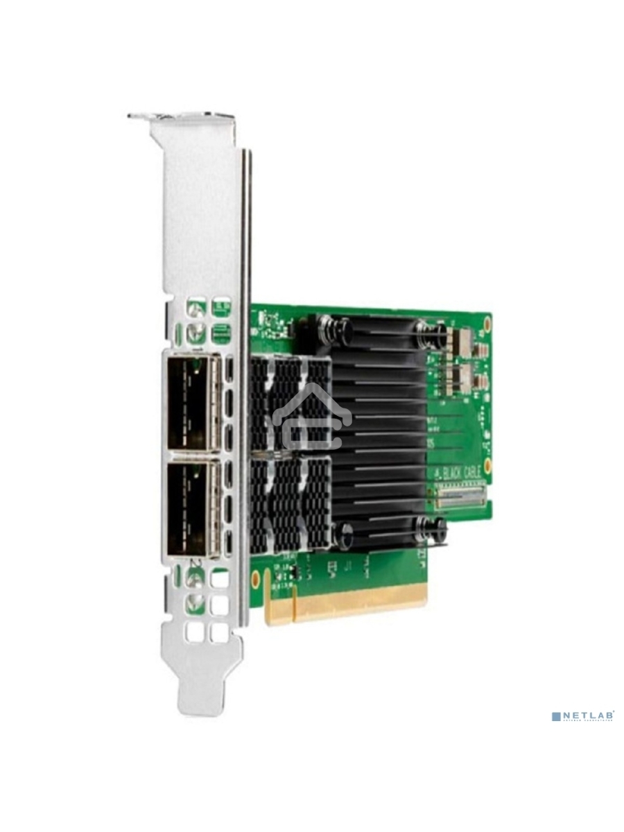 Сетевая карта Mellanox ConnectX-6 VPI adapter card, 100Gb/s (HDR100, EDR IB and 100GbE), dual-port QSFP56, PCIe3.0/4.0 x16, tall bracket