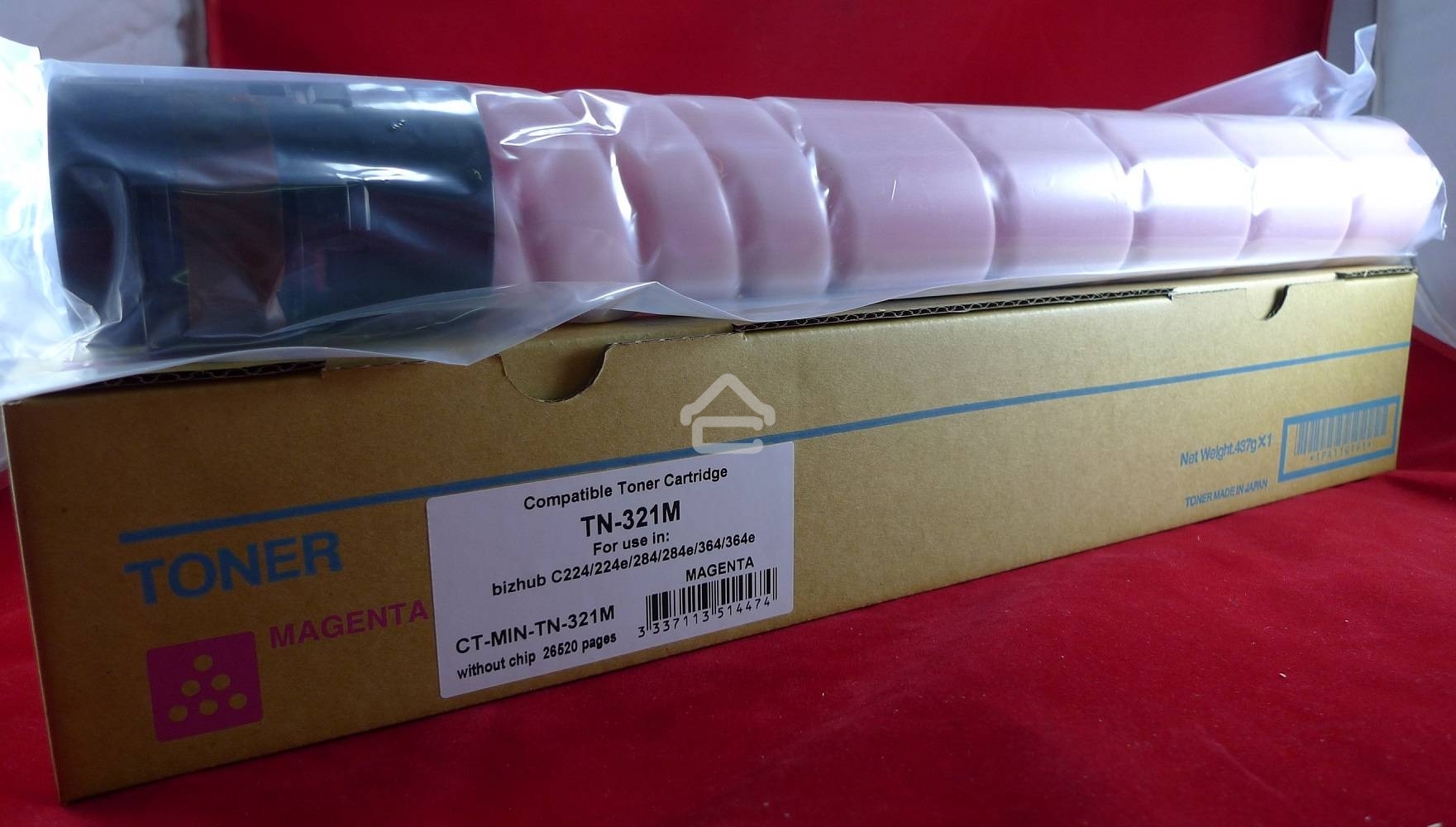 Картридж лазерный ELP TN-321M пурпурный (25000 стр. туба, 510 гр.) для Konica-Minolta bizhub C224/224e/284/284e/364/364e