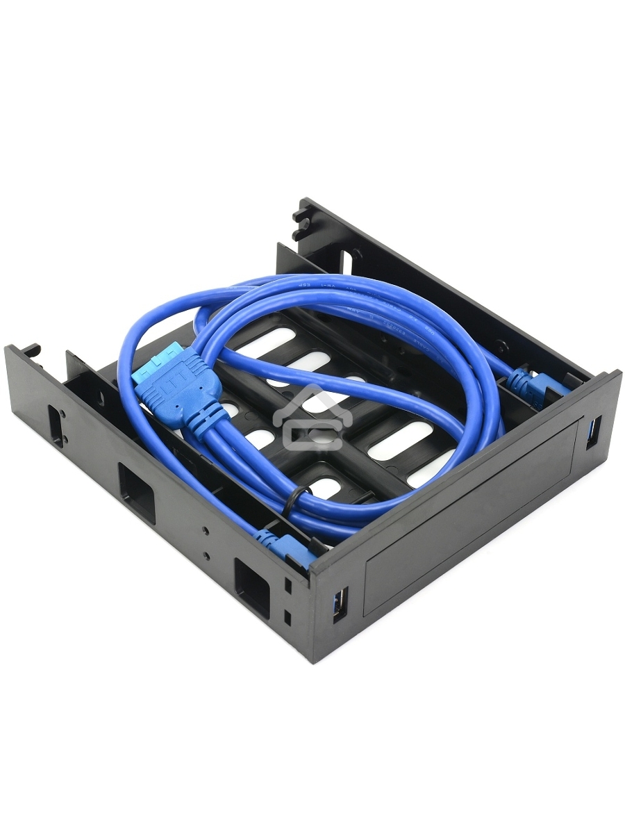 Панель с двумя портами USB 3.0 в слот 5.25 компьютерного корпуса и слот 1*3.5/2*2.5 CMU3-B5