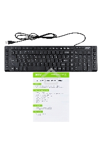 Клавиатура Acer OKW010 [ZL.KBDEE.002] проводная, USB, черный