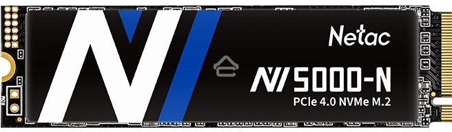Накопитель SSD Netac NV5000 Pro, 500Gb, M.2 2280, PCIe 4.0 x4, NVMe, R/W 4800/2700, с радиатором