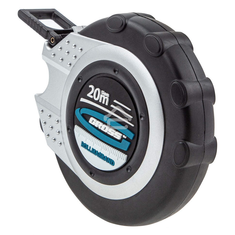 Рулетка геодезическая GROSS 31251 20 м х 13 мм, закр. корп., металл. лента, нейлон, двуст. шкала
