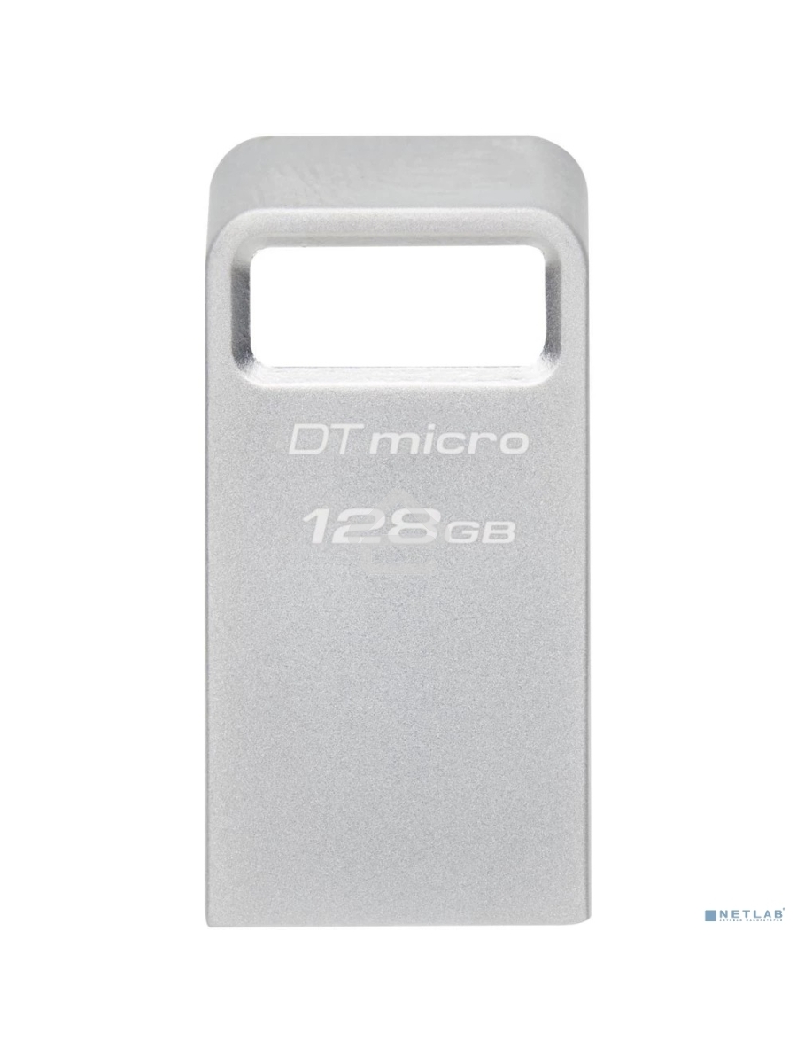 Флеш диск Kingston 128Gb DataTraveler Micro DTMC3G2/128GB USB3.0 серебристый
