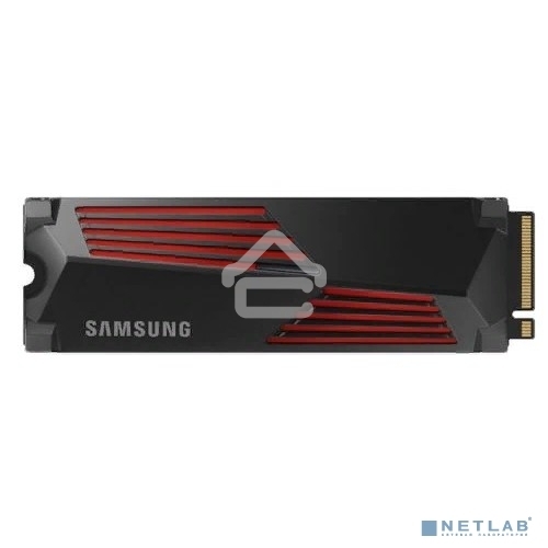 Накопитель SSD Samsung 990 PRO, 2000Gb, PCIe 4.0 x4, M.2 2280, NVMe, R/W 7450/6900, с радиатором