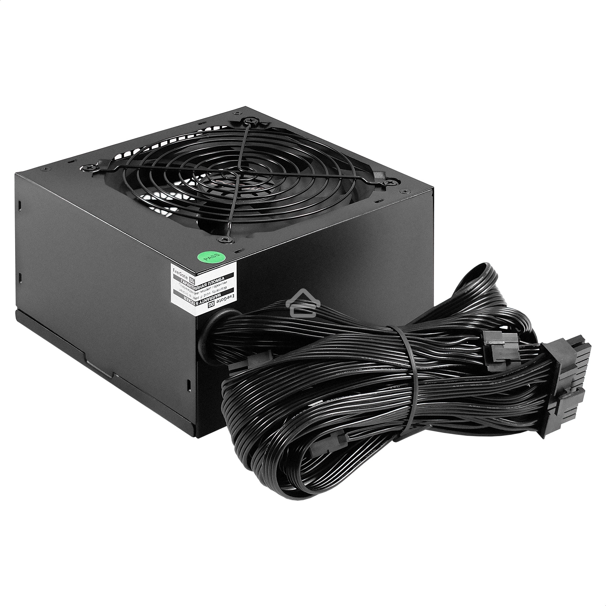 Блок питания 450W ExeGate 80 PLUS Bronze 450PPH (ATX, APFC, КПД 88% (80 PLUS Bronze), 12cm fan, 24pin, (4+4)pin, 2xPCI-E, 3xSATA, 3xIDE, черный, Color Box)