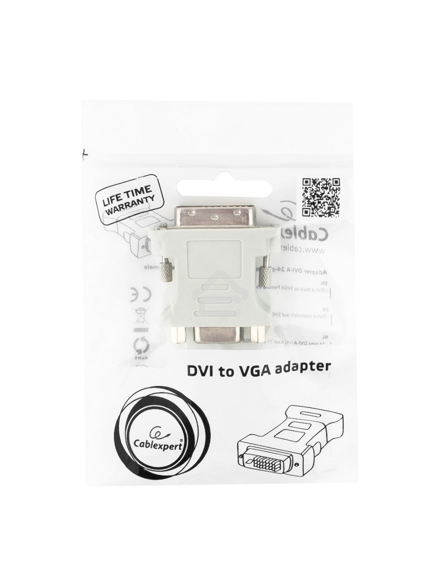 Переходник Cablexpert DVI(M)-VGA(F) A-DVI-VGA