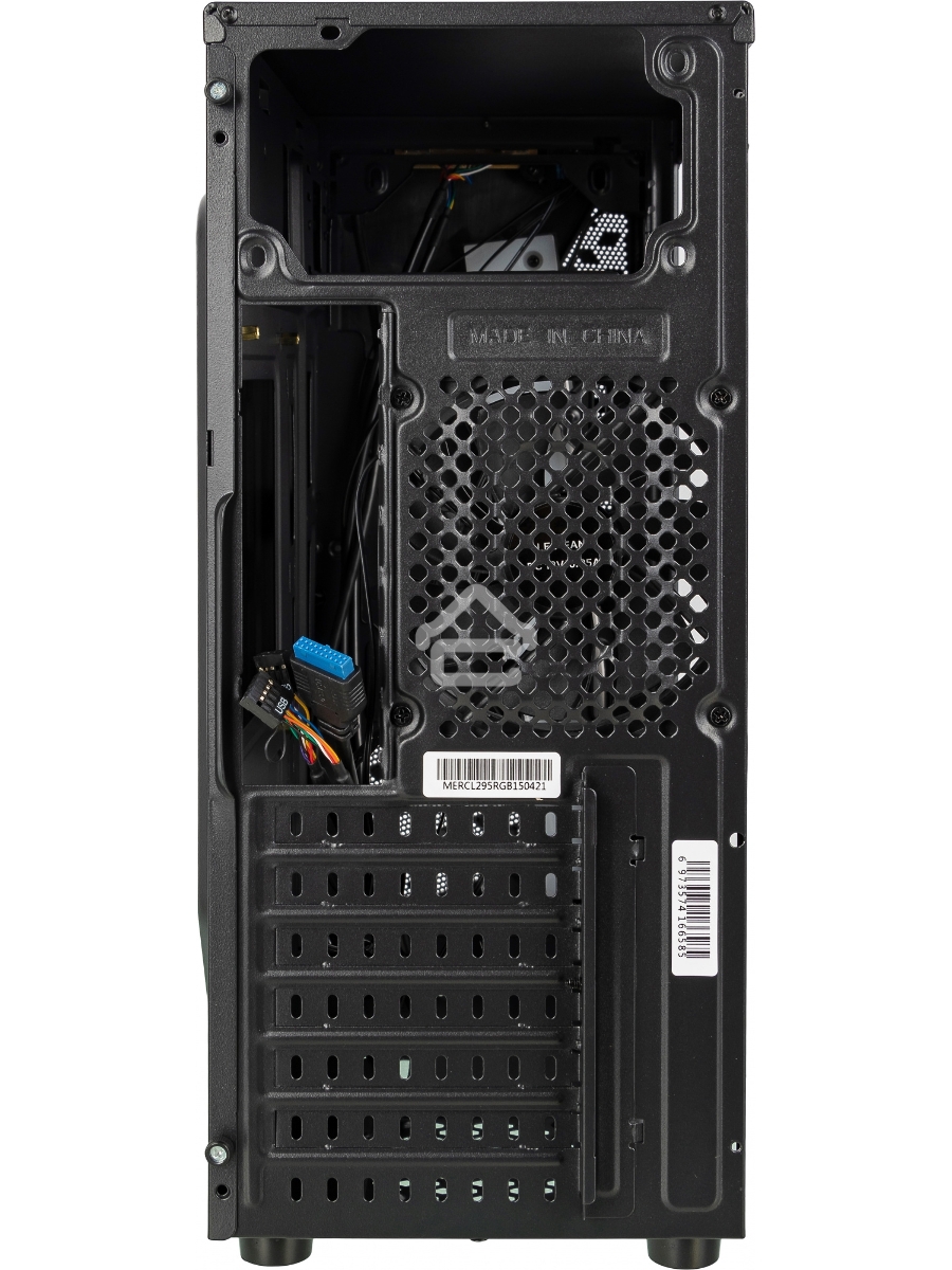 Компьютерный корпус Accord ACC-CL295RGB черный без БП ATX 4x120mm 2xUSB2.0 1xUSB3.0 audio