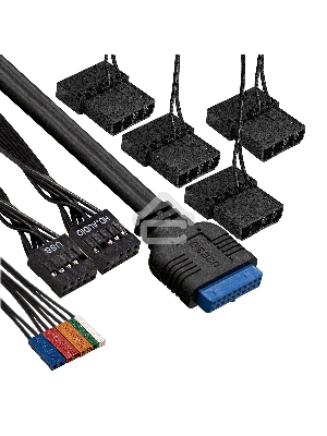 Компьютерный корпус Miditower ExeGate i3 BASE-EVO800 (ATX, БП EVO800RGB с вент. 12 см, с окном, 1*USB+1*USB3.0, аудио, 4 вент. 12см с RGB подсветкой)