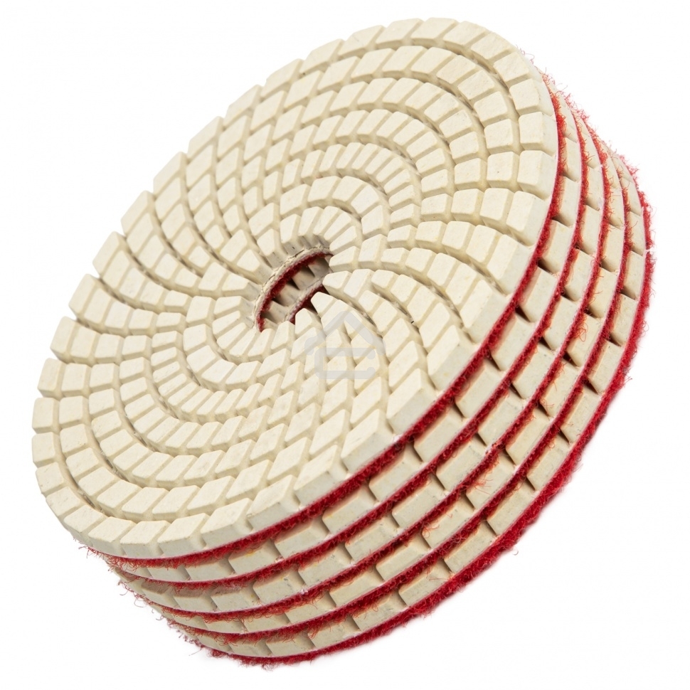 Алмазный гибкий шлифовальный круг Matrix, 100 мм, P 400, мокрое шлифование, 5 шт.