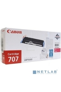 Картридж лазерный Canon 707M (9422A004) Magenta пурпурный, 2000 стр., для LBP 5000/5100