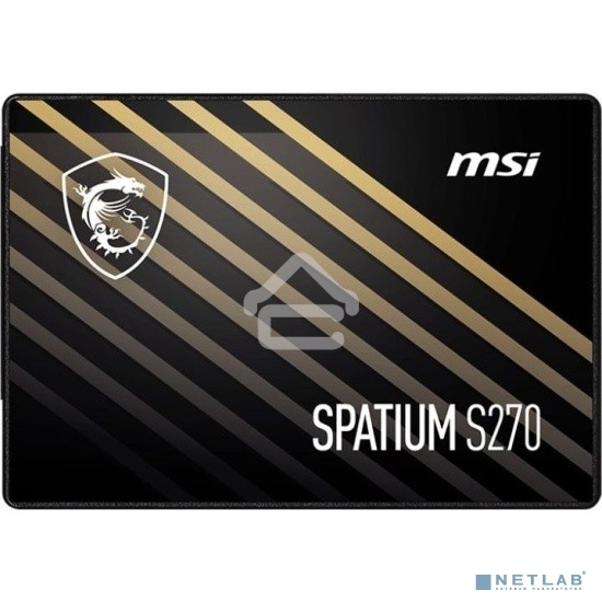 Накопитель SSD MSI SPATIUM S270, 240Gb, 2.5