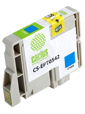 Картридж струйный Cactus CS-EPT0542 голубой (16,2 мл) для Epson Stylus Photo R800/ R1800