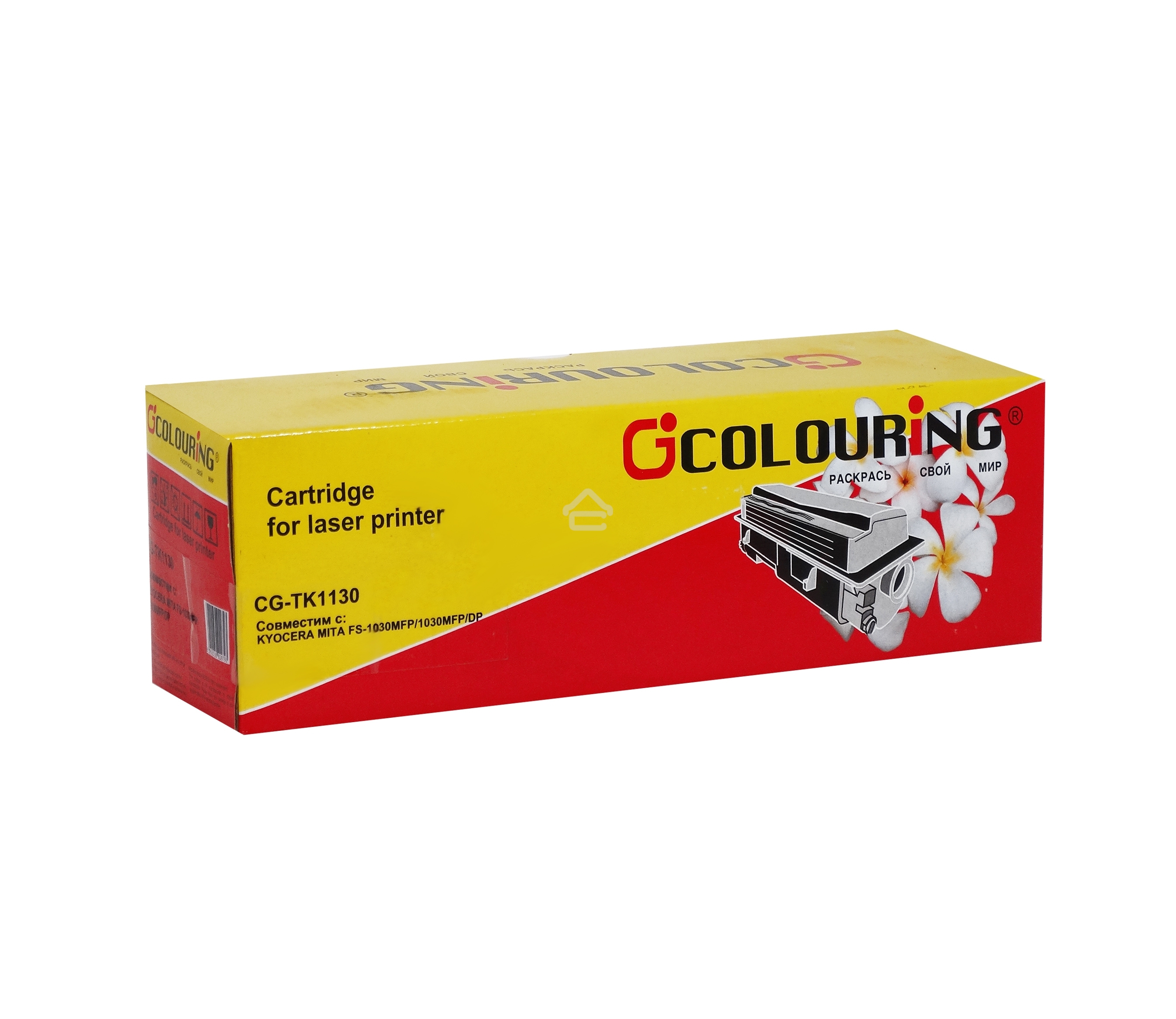 Картридж лазерный Colouring CG-TK-1130 черный (3000 стр.) для Kyocera FS-1030MFP/1030DP/ECOSYS M2030dn/M2530dn