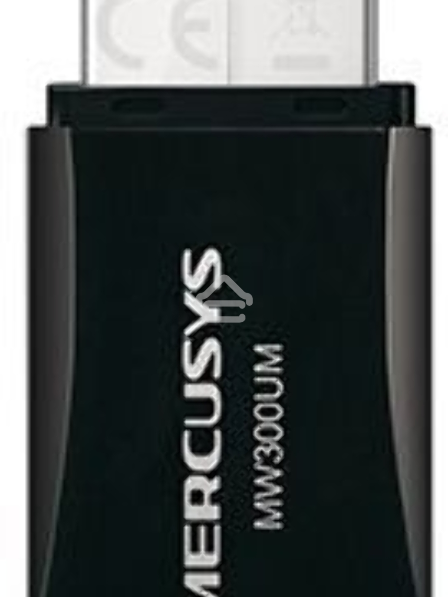 Сетевой адаптер USB2.0 адаптер Mercusys MW300UM, 300Мбит/с, компактный