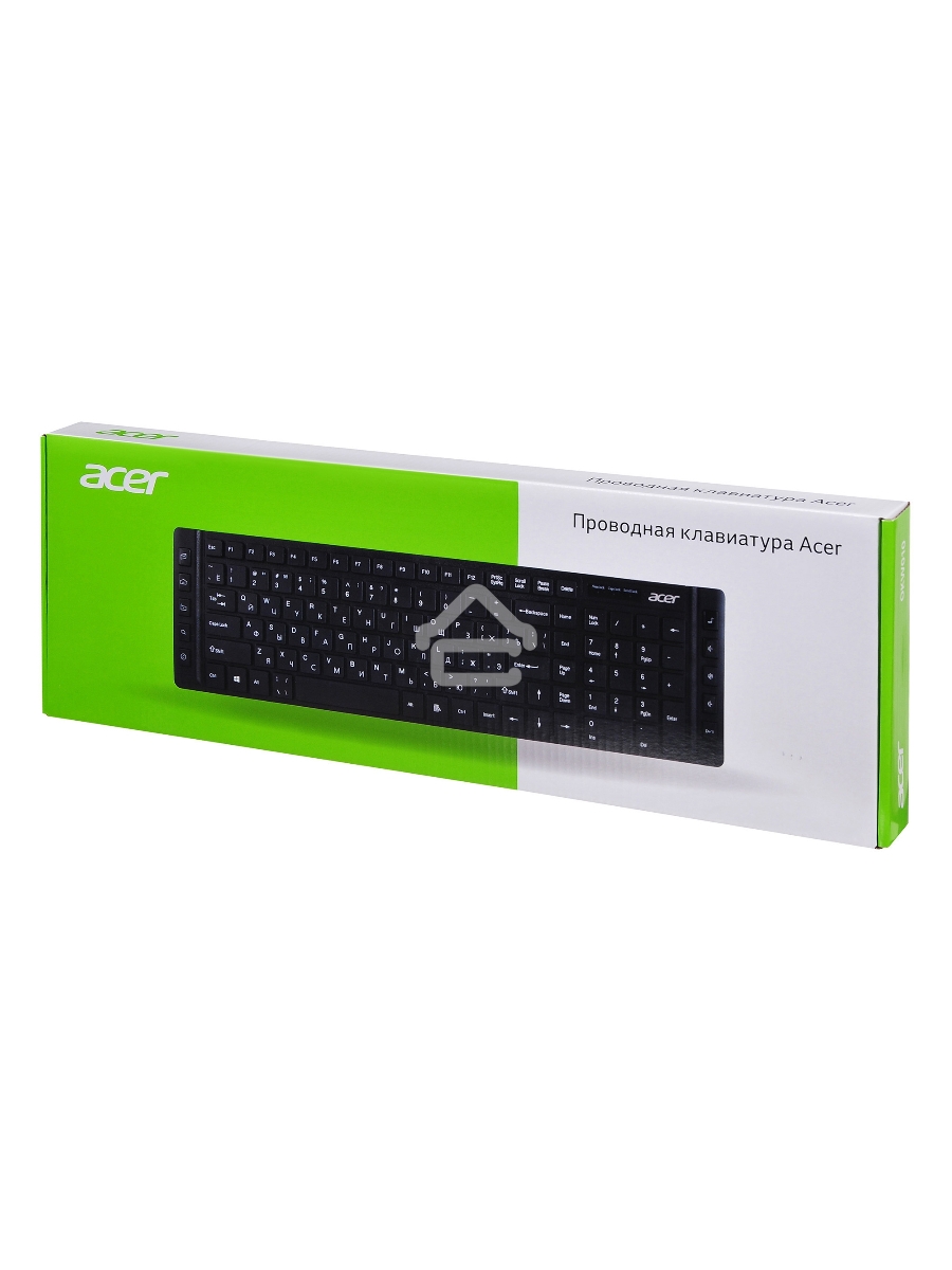 Клавиатура Acer OKW010 [ZL.KBDEE.002] проводная, USB, черный