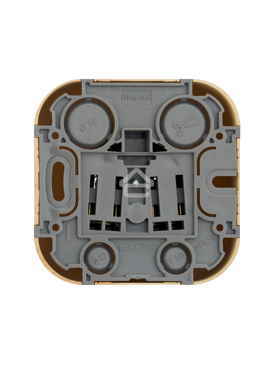 Розетка без заземления без шторок Legrand 782270 (Дерево)