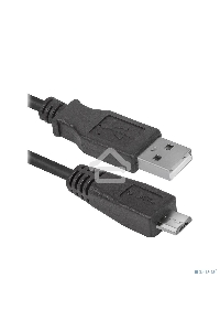 Кабель Defender USB08-06 USB 2.0 кабель для соед. USB 2.0 AM-MicroBM,1.8м, PolyBag