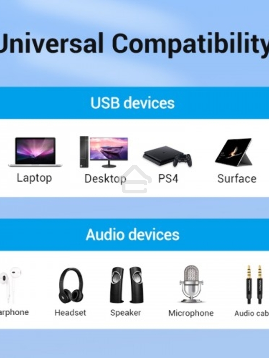 Внешняя звуковая карта Vention USB c регулятором громкости Черная