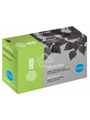 Картридж лазерный Cactus CS-CF226X черный, для HP LJ M402d/M402n/M426dw/M426fdn/M426fdw (9000стр.) (аналог CF226X)