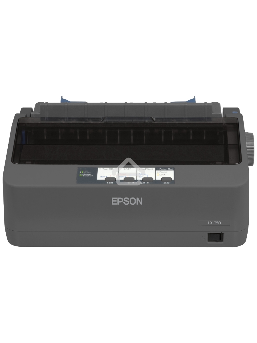 Принтер матричный Epson LX-350 (C11CC24031/C11CC24032), (А4, 357 cps (12 cpi), USB, LPT, COM)