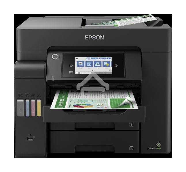 МФУ струйный Epson L6550 (C11CJ30404), A4, цветной, печ. до 25/12 стр/мин.(ч/б/цв.), скан. до 27.5 стр/мин., 4800x2400 dpi (печ.), 2400x1200 dpi (скан.), Ethernet, USB, Wi-Fi