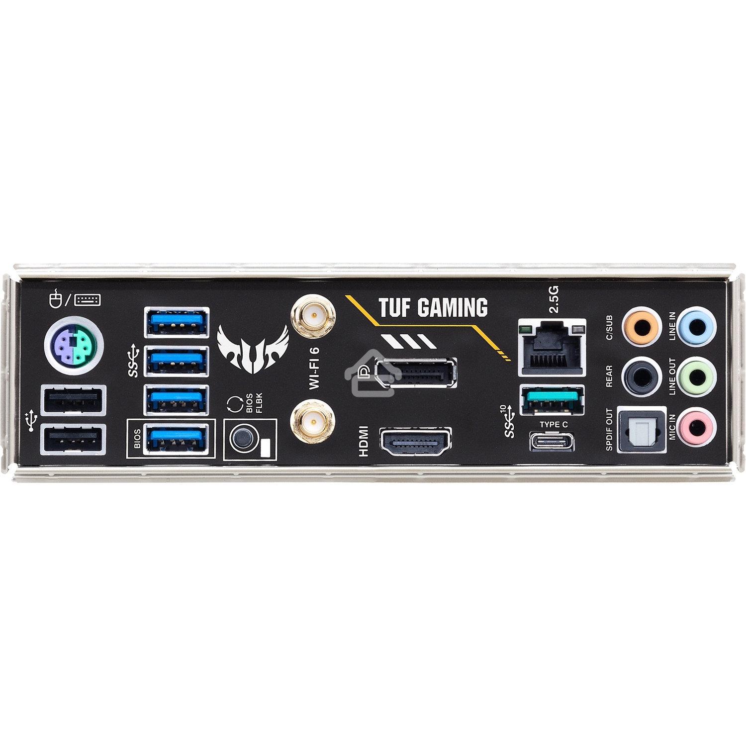 Материнская плата ASUS TUF GAMING B550M-PLUS WI-FI II, AM4, AMD B550, 4xDDR4, 4xSATA, 2xM.2, 1xPCIe 4.0 x16, 1xPCIe 3.0 x4, 1xPCIe x1, 1xDP, 1xHDMI, 1x 2.5Gb LAN, 1xUSB-C 3.2 Gen 2, 4xUSB-A 3.2 Gen 1, 2xUSB-A 2.0, 5x3.5 мм, TOSLINK, 7.1, mATX
