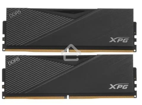 Оперативная память XPG Lancer, DDR5, 32GB (2x16GB), 6400MHz, CL32, DIMM, с радиаторами, черный