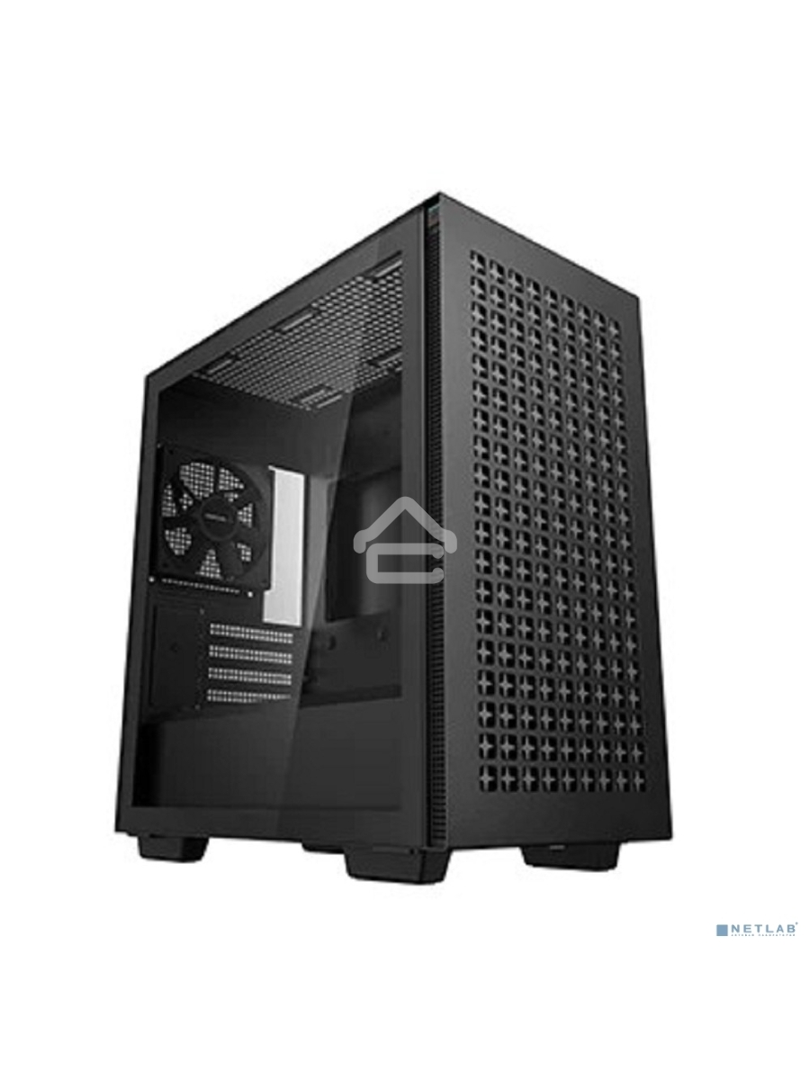 Компьютерный корпус Deepcool CH370 черный без БП mATX 1x120mm 1xUSB2.0 1xUSB3.0 audio bott PSU