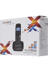 Радиотелефон teXet TX-D7505A черный
