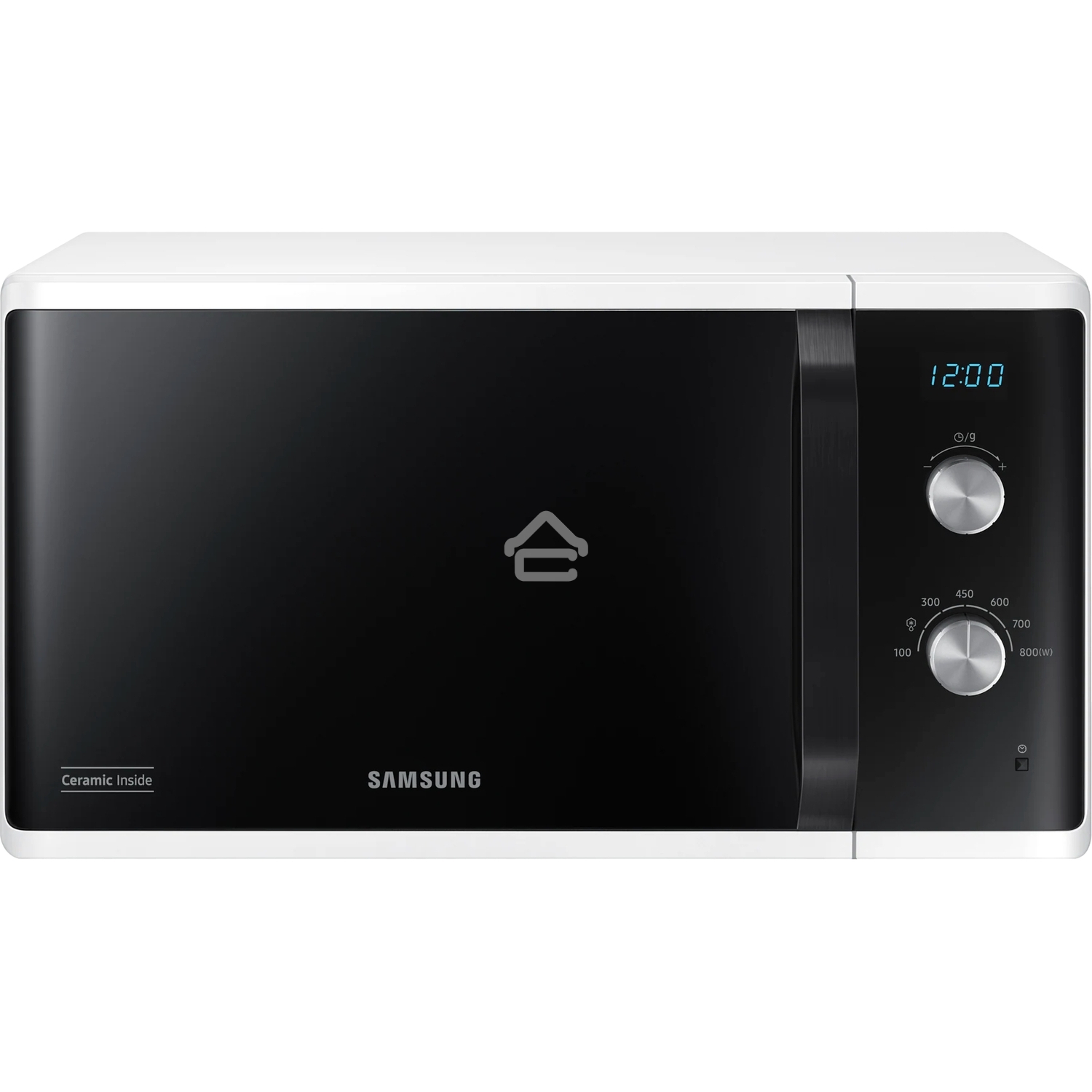 Микроволновая печь Samsung MS23K3614AW белый, 23 л, 800 Вт, переключатели - поворотный механизм
