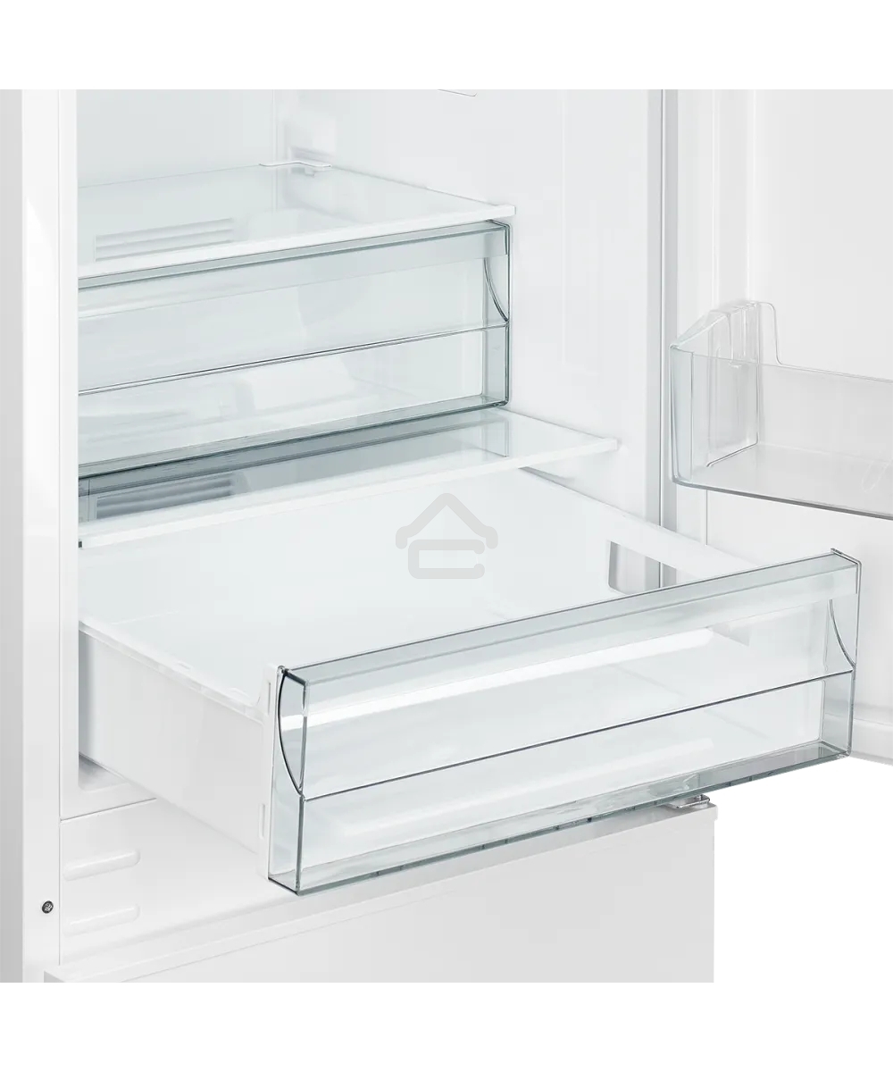 Встраиваемый холодильник Kuppersberg RBN 1763, полезный объем 233 л, сенсорное управление, полезный объем морозильной камеры 63 л, No Frost, LED подсветка, перенавешиваемые двери, суперзаморозка, отсек для овощей, белый