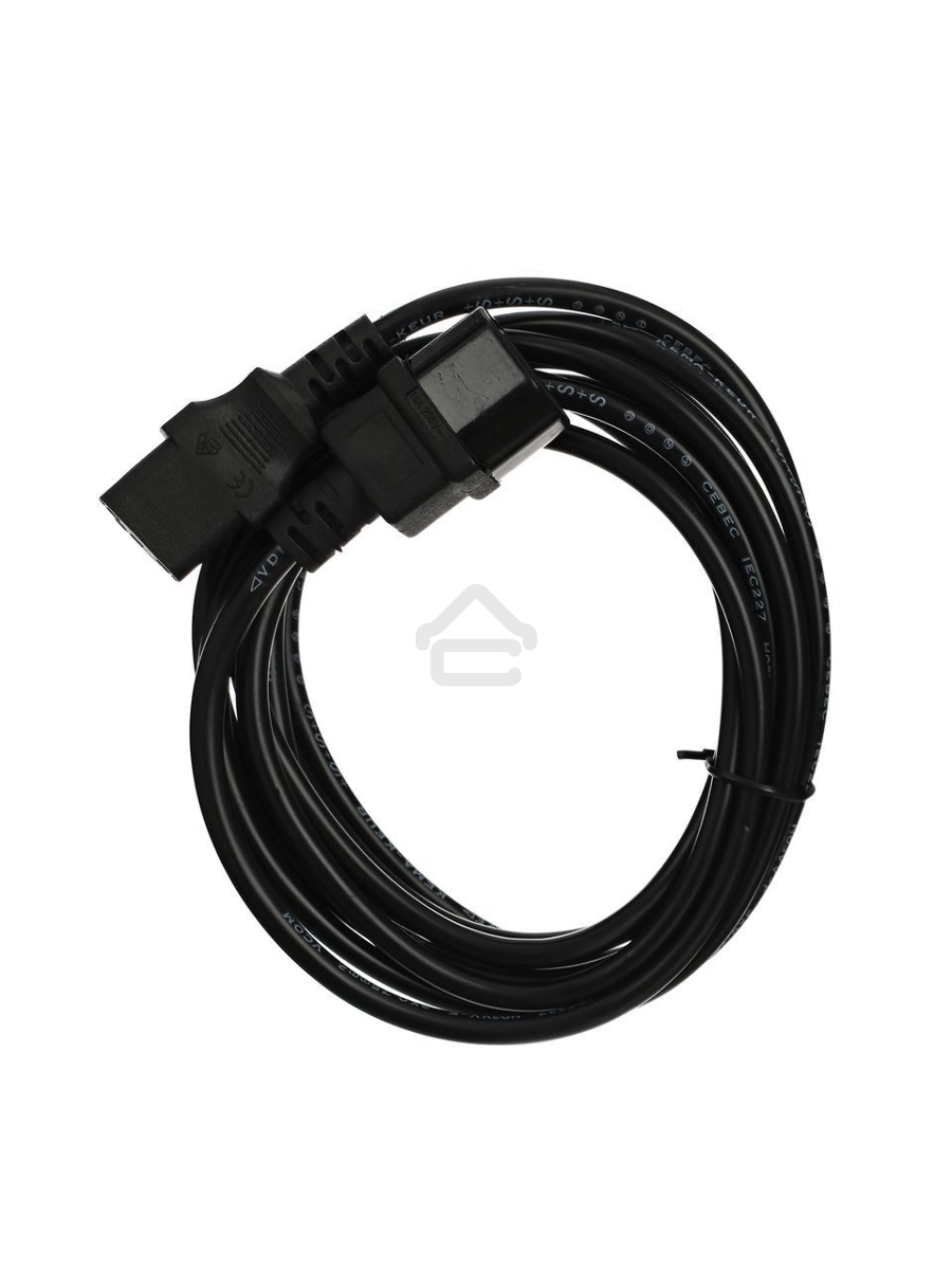 Кабель монитор - компьютер 220V (UPS -> устройство) VCOM <VDE> 3G*0.75mm (CE001-CU) 3м