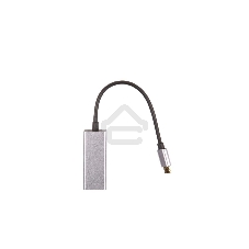 Кабель-переходник USB 3.1 Type-C -->RJ-45 1000Mbps Ethernet, Aluminum Shell, 0.15м VCOM <DU320M>
