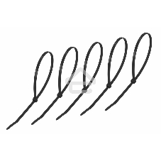 Хомут-стяжкa нeйлонoвая Rexant 400x4,8 мм, черная, упаковка 25 шт.