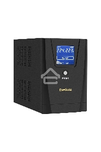 Источник бесперебойного питания ExeGate SpecialPro Smart LLB-1200.LCD.AVR.2SH.3C13.USB <1200VA/750W, LCD, AVR, 2*Schuko+3*C13, USB, съемн.кабель, металлический корпус, Black>
