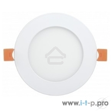 Светильник Iek LDVO0-1606-1-12-6500-K01 ДВО 1606 белый круг LED 12Вт 6500К IP20 алюм. корпус, диам 170 мм