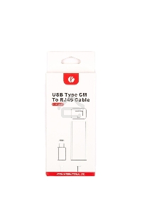 Кабель-переходник USB 3.1 Type-C -->RJ-45 1000Mbps Ethernet, Aluminum Shell, 0.15м VCOM <DU320M>