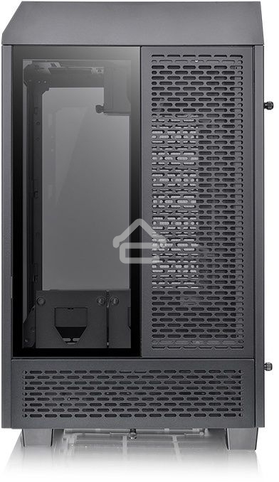 Компьютерный корпус Thermaltake The Tower 100 черный без БП ATX 2x120мм 2xUSB 3.0 1xUSB3.1 audio bott PSU