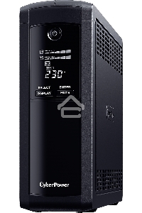 Источник бесперебойного питания UPS CyberPower VP1200EILCD  Line-Interactive 1200VA/720W USB/RS-232/RJ11/45  (4 + 4 IEC С13)
