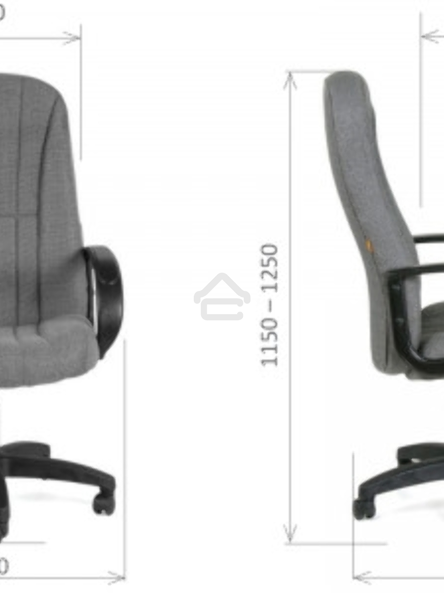 Кресло офисное Chairman 685 10-356 черный NEW 7016898