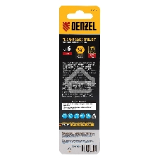 Сверло по керамической плитке Denzel 6 мм, крестовая пластина, 6-гр. хвостовик