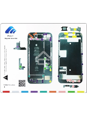 Профессиональный магнитный коврик для разборки iPhone 8