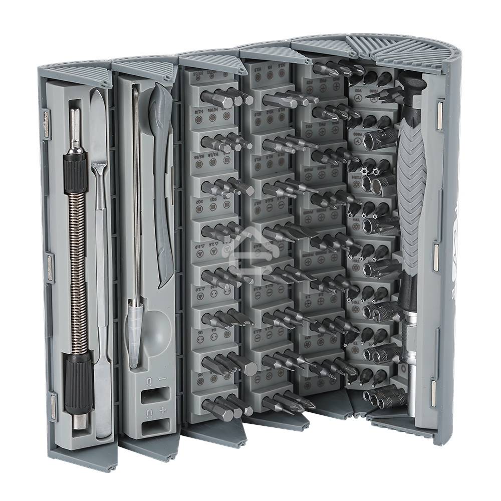 Отвертка с набором бит 126 в 1